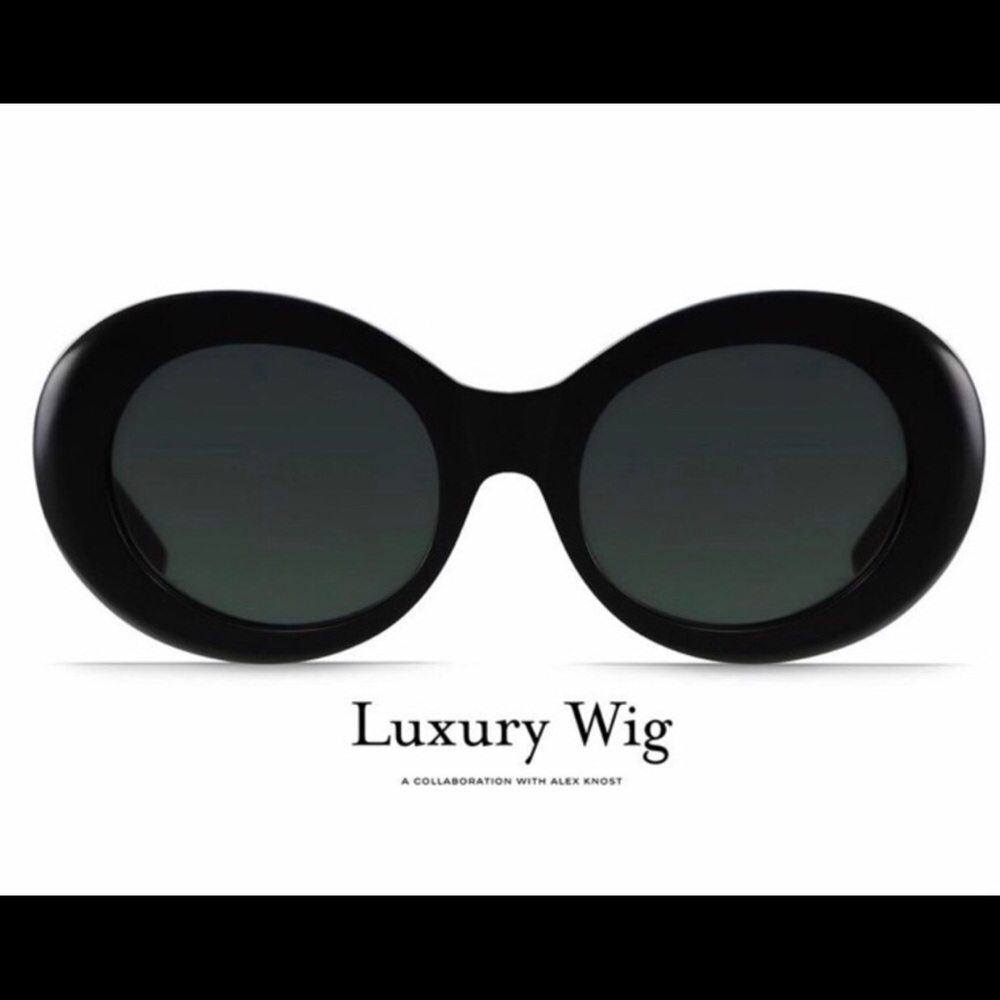 RAEN Luxury Wig Figutative Black Sunglasses